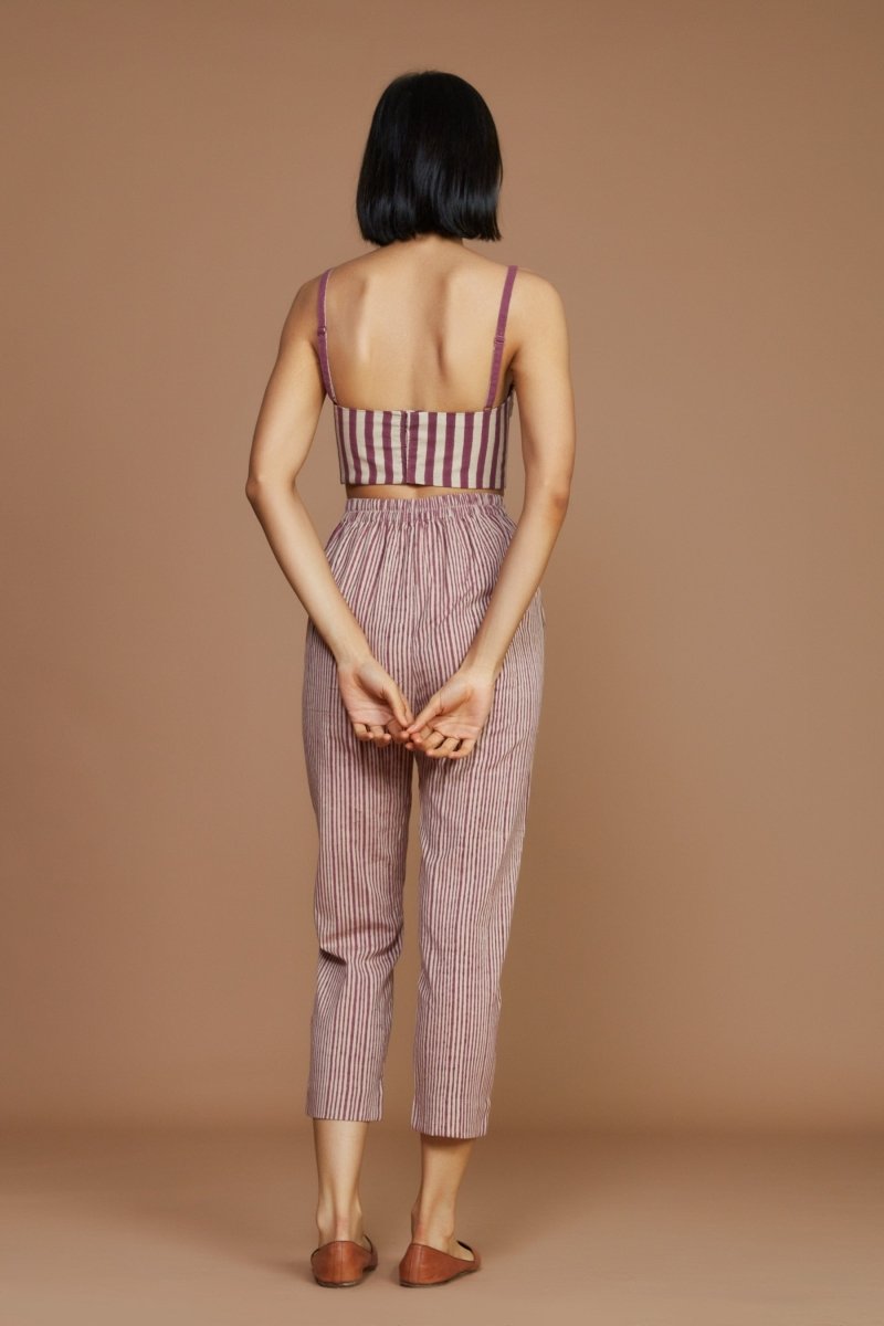 Janie Corset Set - Mauve