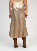 Janyma Gold Midi Skirt