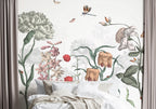 English Garden Mural - Spring Green