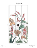 Fresque Jardin Anglais - Vert Printanier