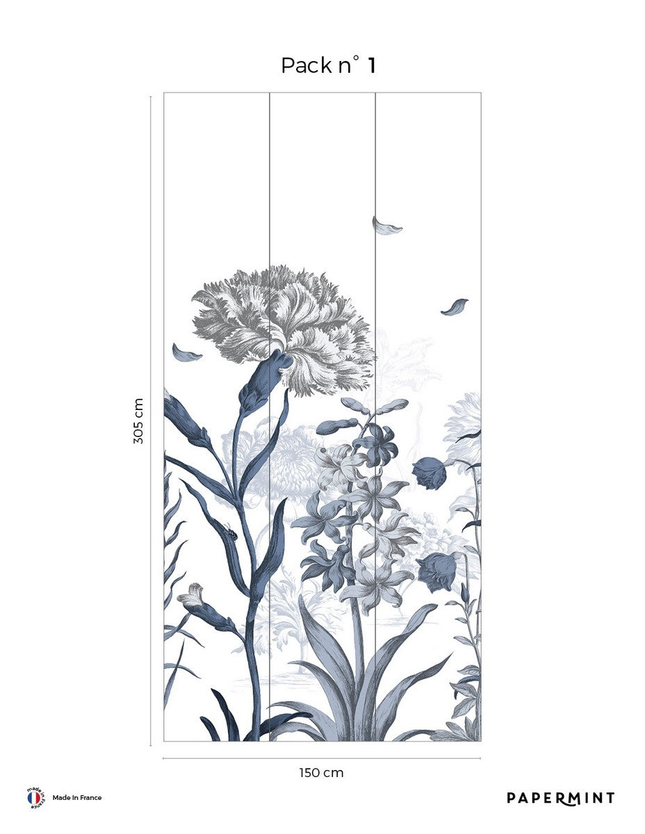 English Garden Fresco - Frosted Blue