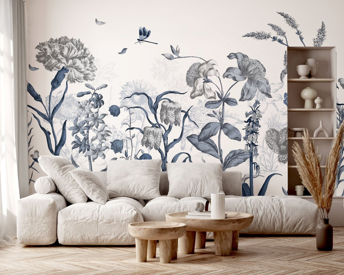 English Garden Fresco - Frosted Blue