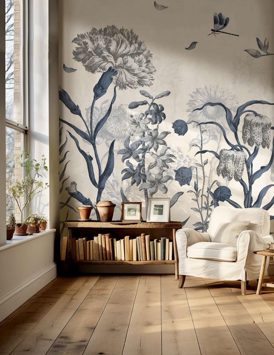 English Garden Fresco - Frosted Blue