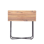 Kora - Planter - Wood and Metal - Light Wood