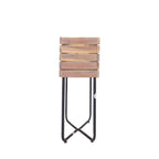 Kora - Planter - Wood and Metal - Light Wood