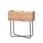 Kora - Planter - Wood and Metal - Light Wood