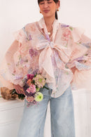 JASMÉE Lilas - Blouse À Volants