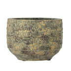 Mawi - Juego de 4 Maceteros Decorativos - Verde - Terracota
