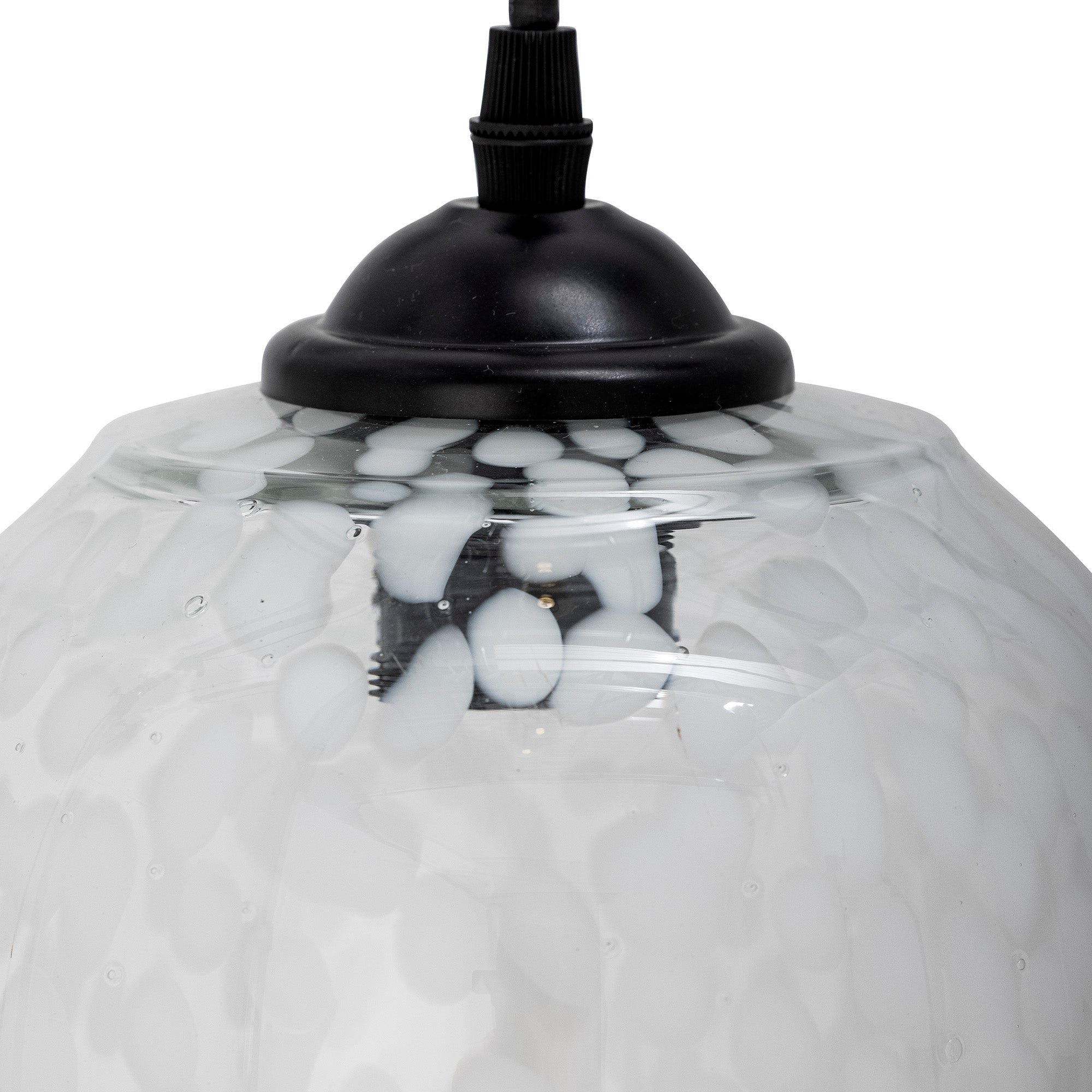 Gisele - Set of 2 Pendant Lights - White - Glass