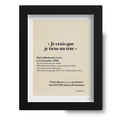 Je Crois Que Je Tiens Un Truc