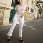 Jean Boxy Pant Paulin - Dnm White