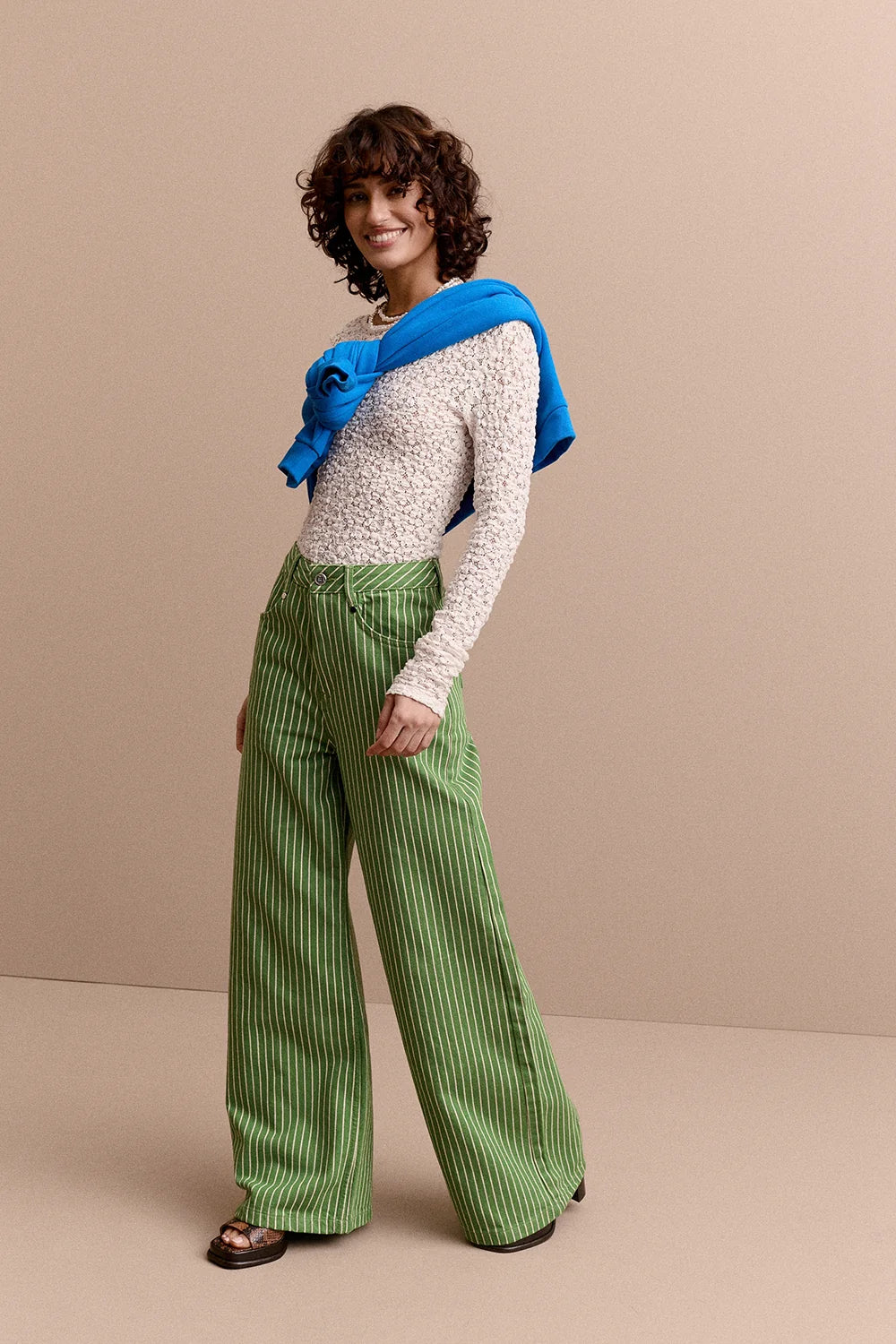JEAN WIDE LEGS MARCO VERT