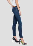 Replay - Jean Coupe Skinny Luz - Dark Blue - Femme