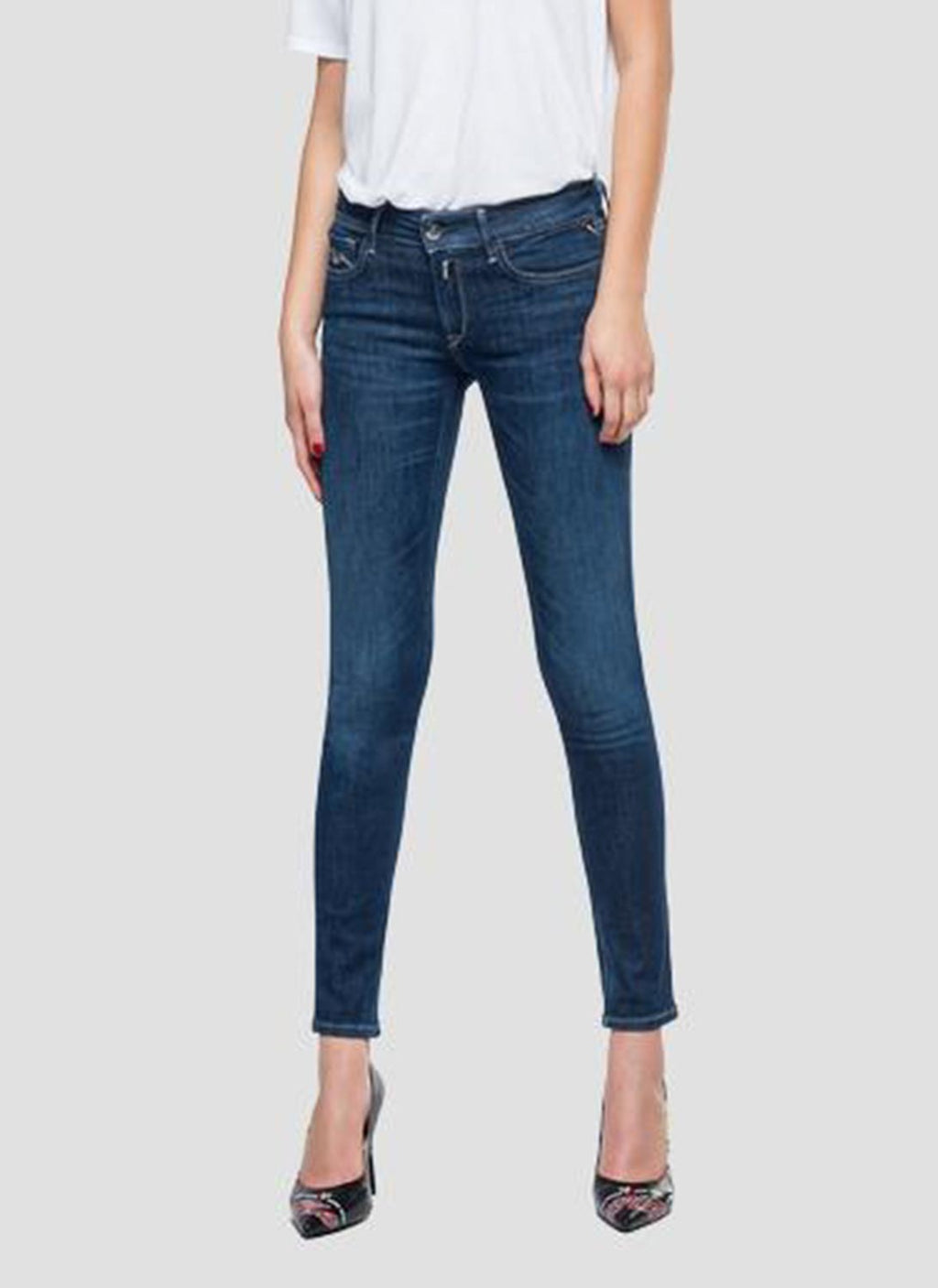 Replay - Skinny Cut Jean Luz - Dark Blue - Women