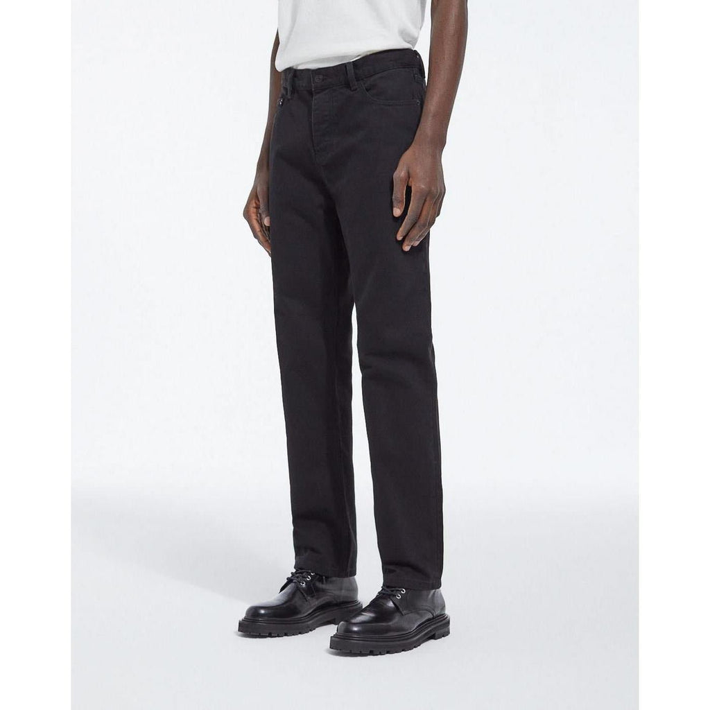 The Kooples - Jean Délavé Noir Coupe Droite Rétro - Homme