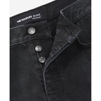 The Kooples - Jean Délavé Noir Coupe Droite Rétro - Homme