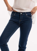 Tommy Hilfiger - Jean Droit - Denim Scuro - Femme