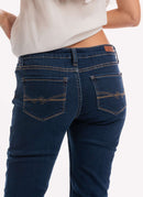 Tommy Hilfiger - Jean Droit - Denim Scuro - Femme