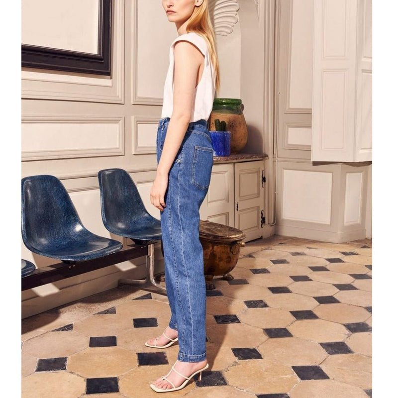 Vaqueros Nicola de cintura alta - Denim V-345 - Mujer