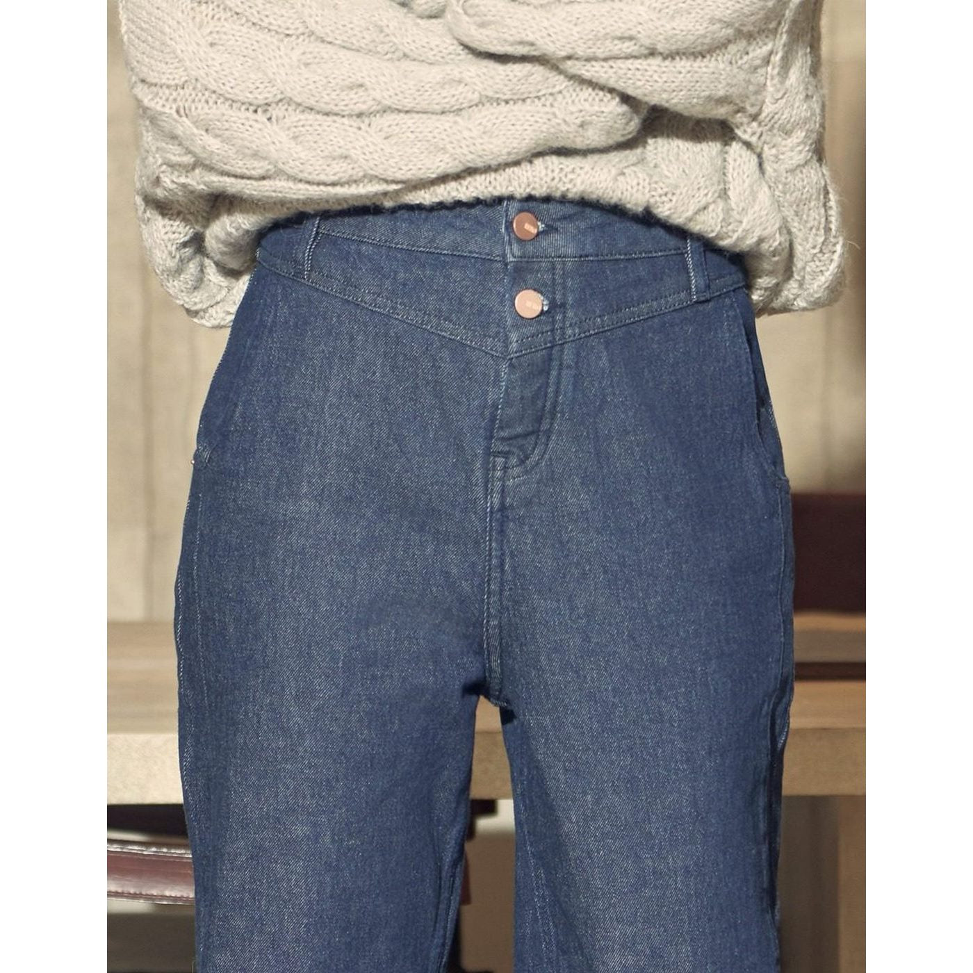 Jean Highwaist Nyla - Denim B-133 - Femme
