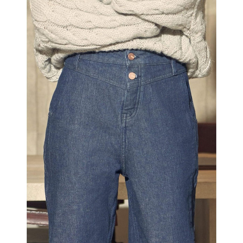 Vaqueros Nyla de cintura alta - Denim B-133 - Mujer