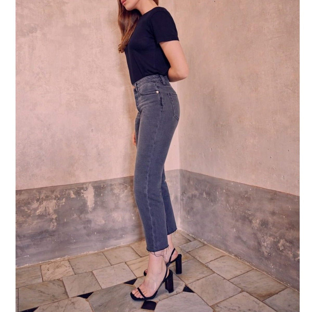 Reiko - Jean Highwaist Cropped Milo - Dnm G-630 - Femme
