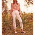 Jean Highwaist Cropped Milo - Dnm Off White