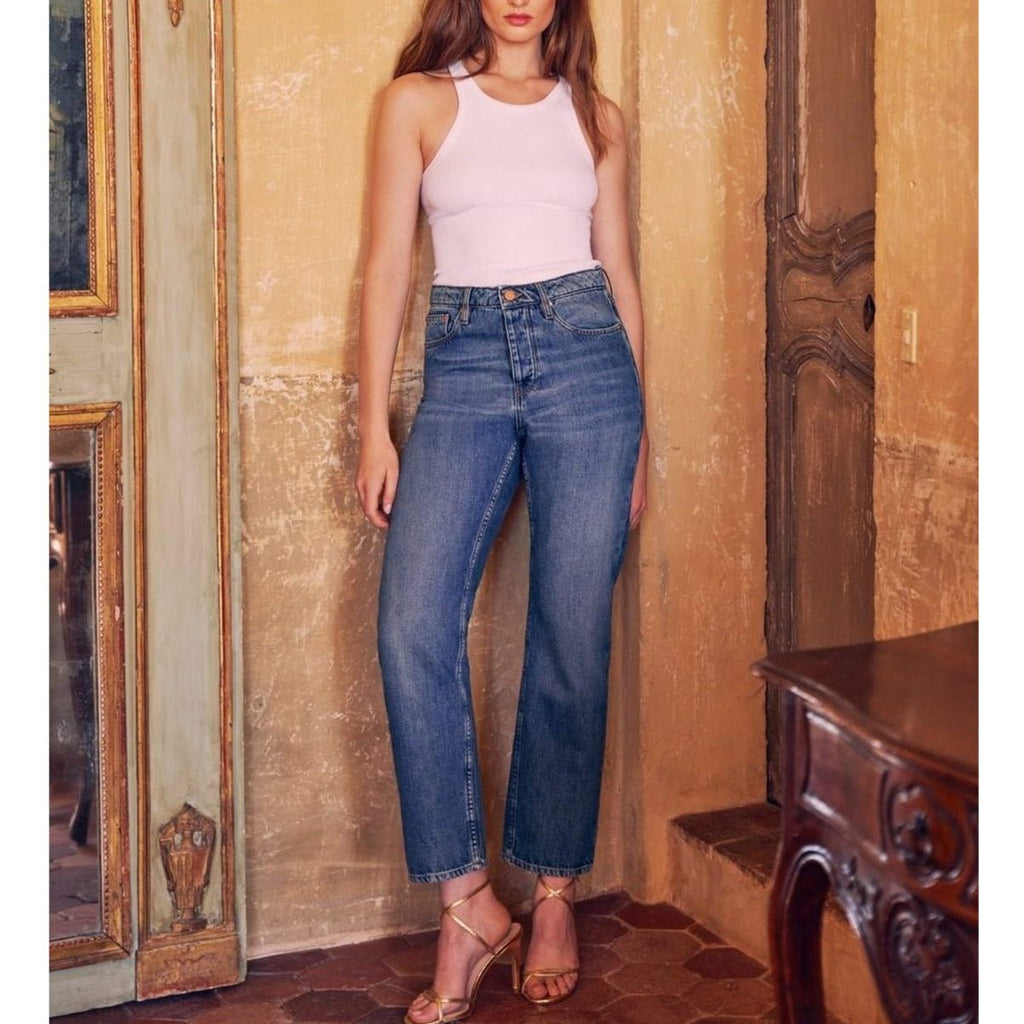 Highwaist Cropped Jean Milo - Denim V-311 - Women