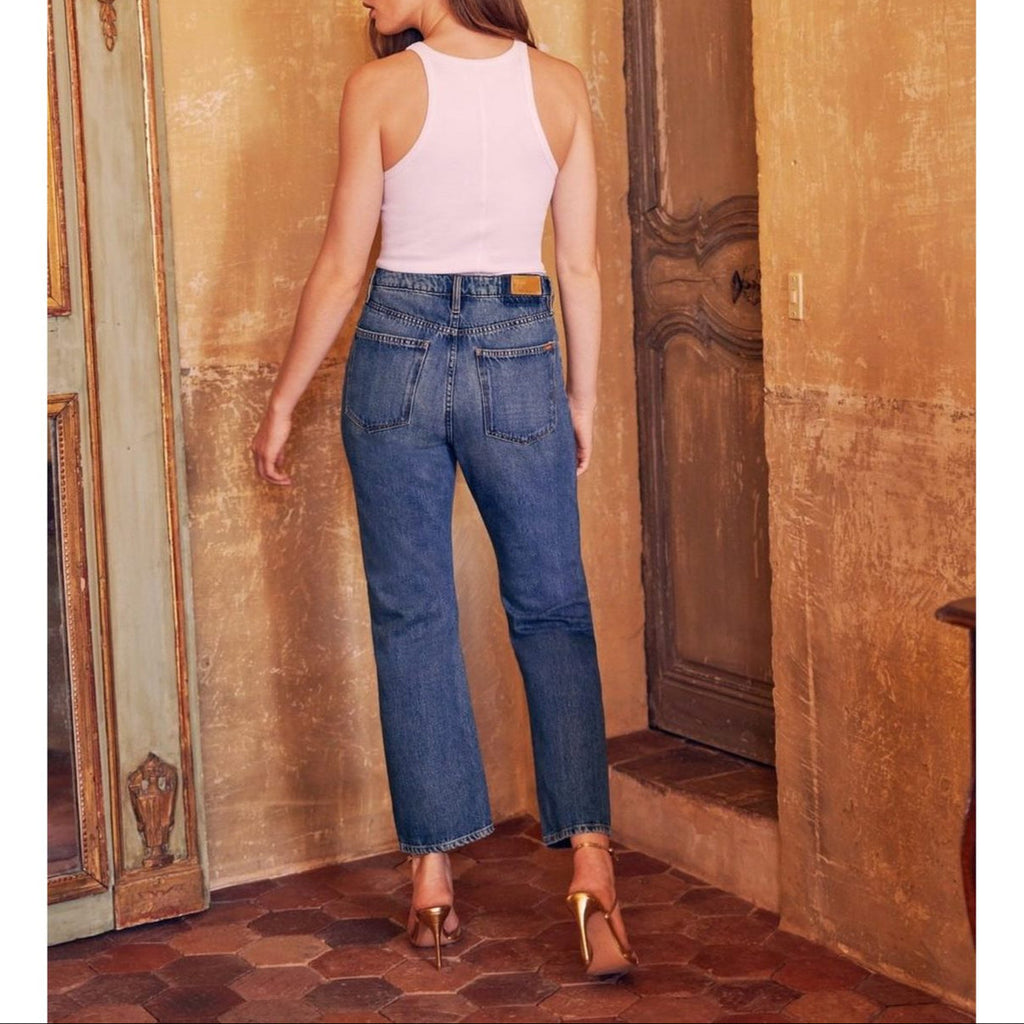 Highwaist Cropped Jean Milo - Denim V-311 - Women