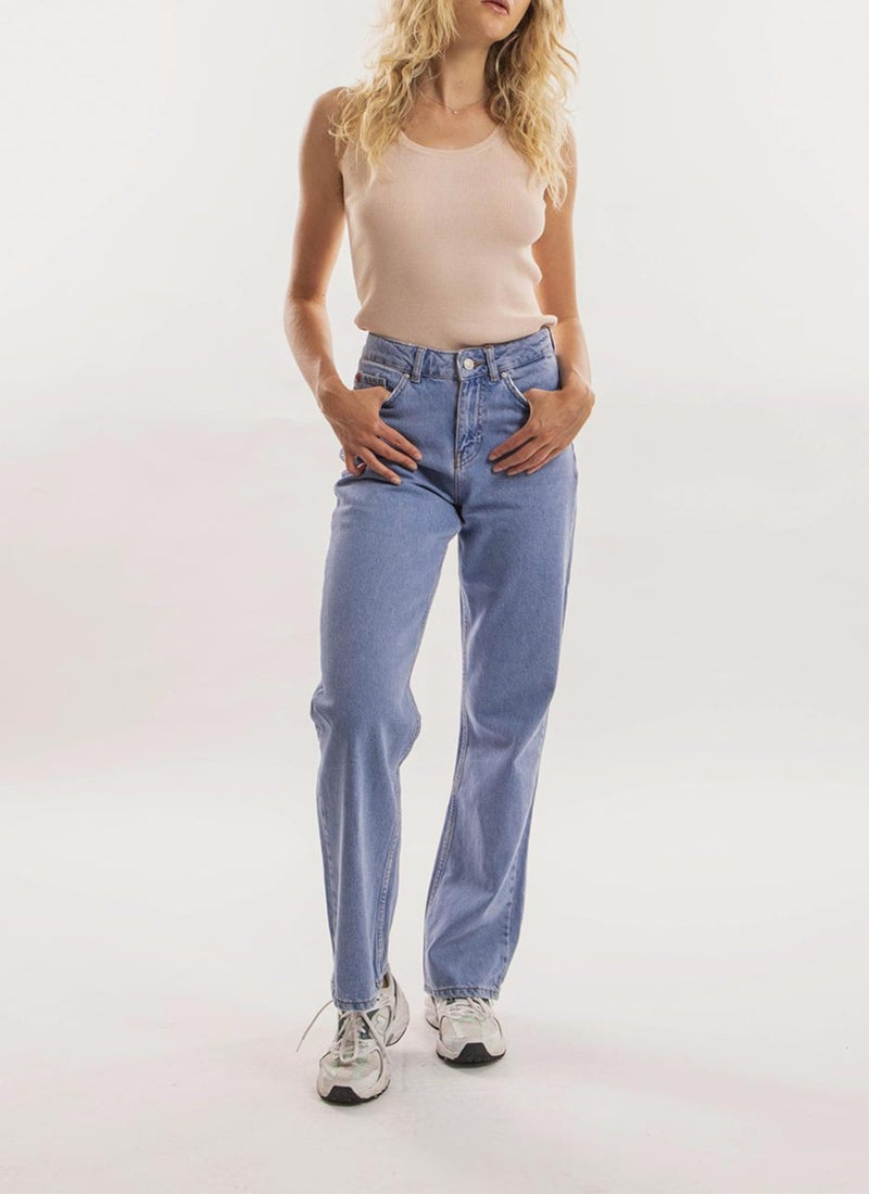 Lee Cooper - Jean Jane Wide Leg - Light Blue - Femme