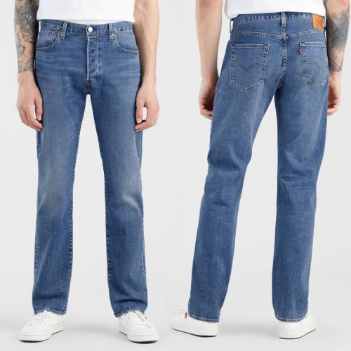 Jeans Levi'S ® 501 Originals Coupe Droite Délavage Bulldog Indigo