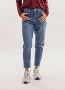 Lee Cooper - Jean Marlyn Cropped Tapered - Mid Blue - Femme