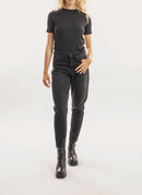 Lee Cooper - Jean Marlyn Cropped Tapered - Dark Grey - Femme