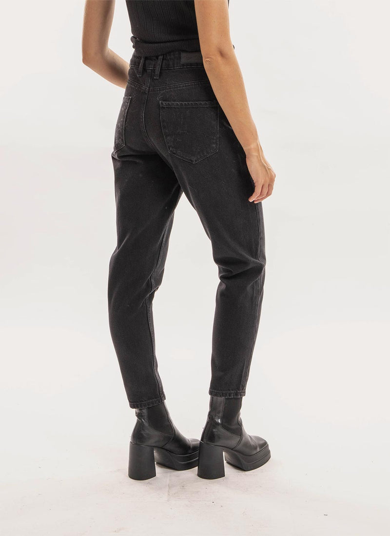 Lee Cooper - Jean Marlyn Cropped Tapered - Dark Grey - Femme