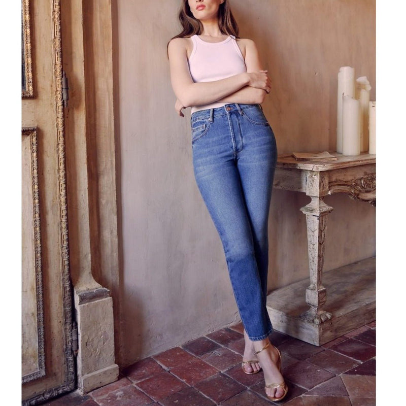 Mom Harlem Jeans - Denim V-330 - Mujer
