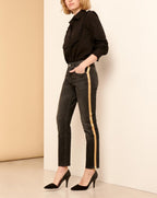 Jean Mom Harlem Herring - Gold Dnm Bl-15