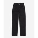 The Kooples - Jeans Naomy Ancho Negro Detalle Acolchado - Mujer