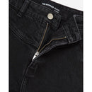 The Kooples - Jeans Naomy Ancho Negro Detalle Acolchado - Mujer