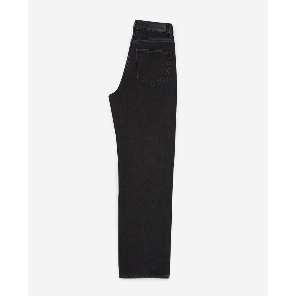 The Kooples - Jean Noir Large Naomy À Détail Matelassé - Femme