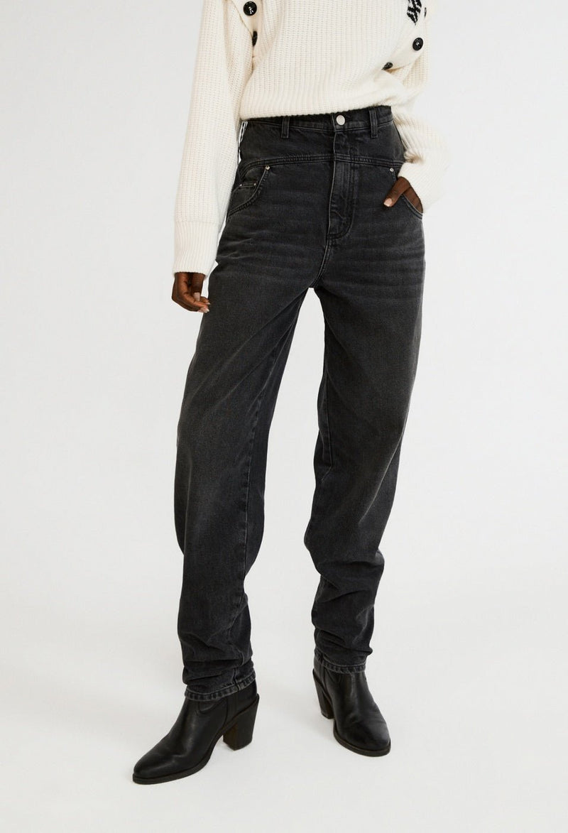 Claudie Pierlot - Vaqueros Bis Rosa - Denim Gris