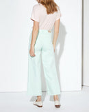 Jeans Color Poppy - Neo Mint - Mujer
