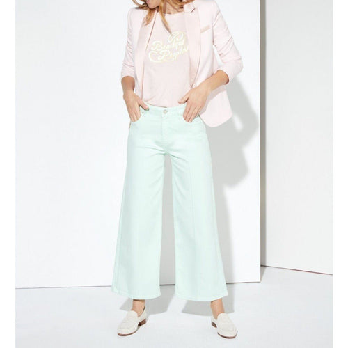 Jean Poppy Color - Neo Mint - Femme