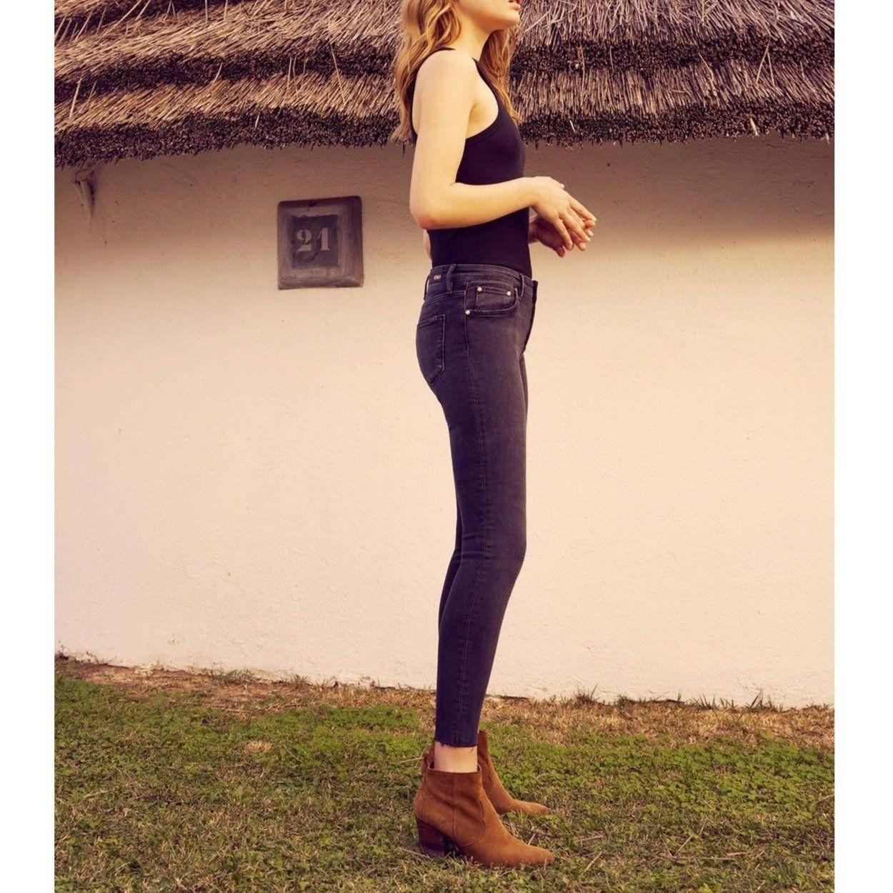 Skinny Cropped Basic Lily - Dnm Bl-530