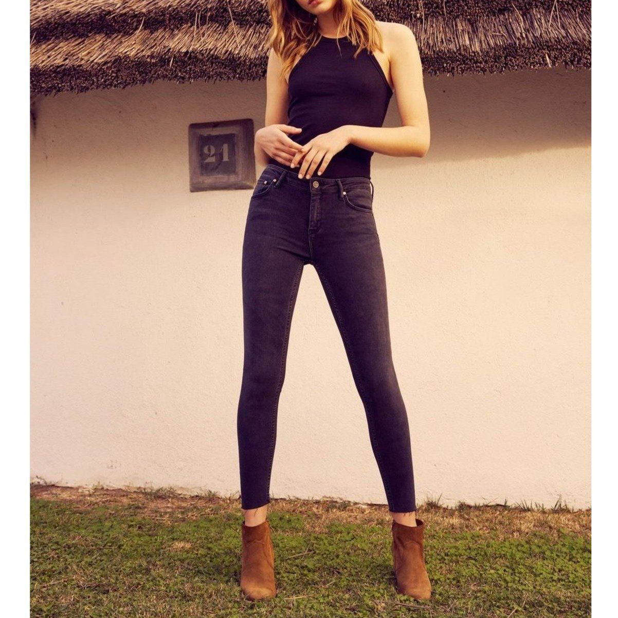 Skinny Cropped Basic Lily - Dnm Bl-530