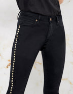 Noris Studs Skinny Jean - Dnm Black - Women
