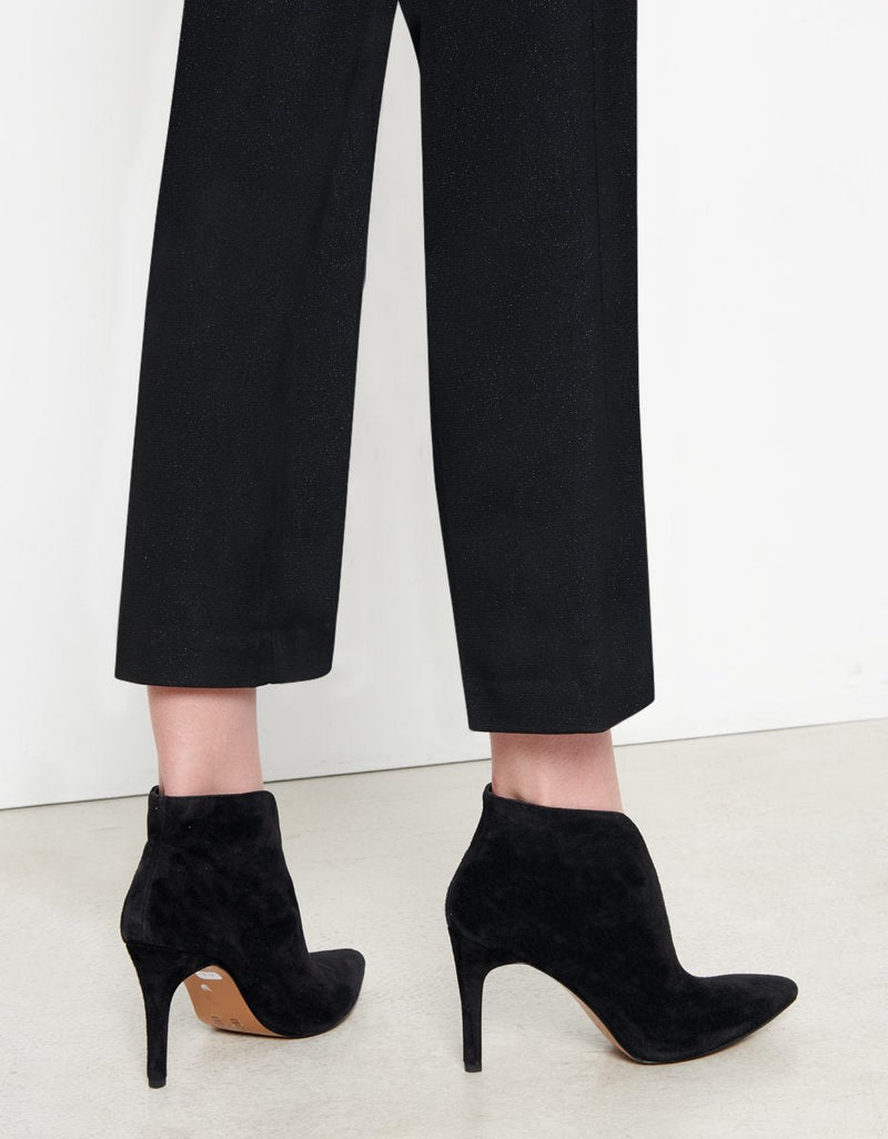 Vaqueros Lorenzo Fancy Cropped Straight - Negro Glitter