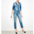 Jean Straight Cropped Prestonholes - Dnm M-85