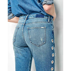 Jean Straight Cropped Prestonholes - Dnm M-85