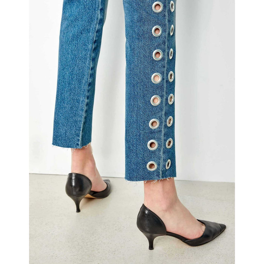 Jean Straight Cropped Prestonholes - Dnm M-85