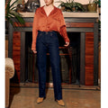 Jean Straight Basic Pippa - Dnm B-133 - Femme